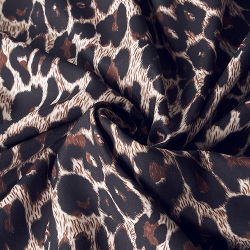Fashion Mens Leopard Print Lapel Casual Loose Button Slim Long-Sleeve Tops Shirt
