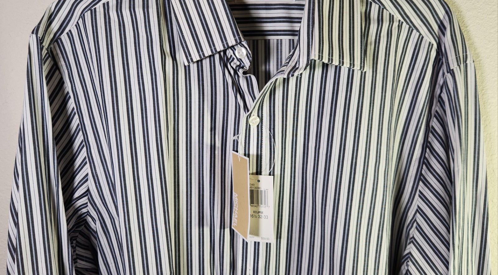 MICHAEL KORS ECLIPSE 16 1/2 32-33 LONG SLEEEVE MEN’S SHIRT