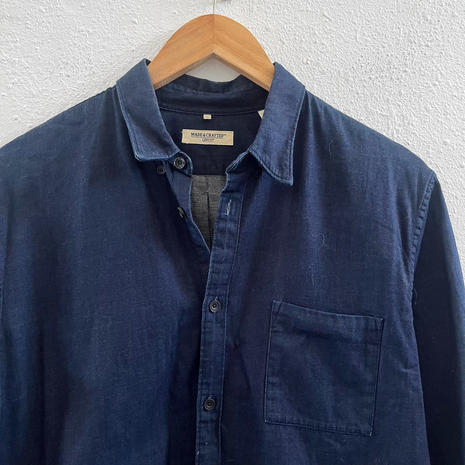 LEVI’S MADE & CRAFTED Denim Button Down Shirt Size 2