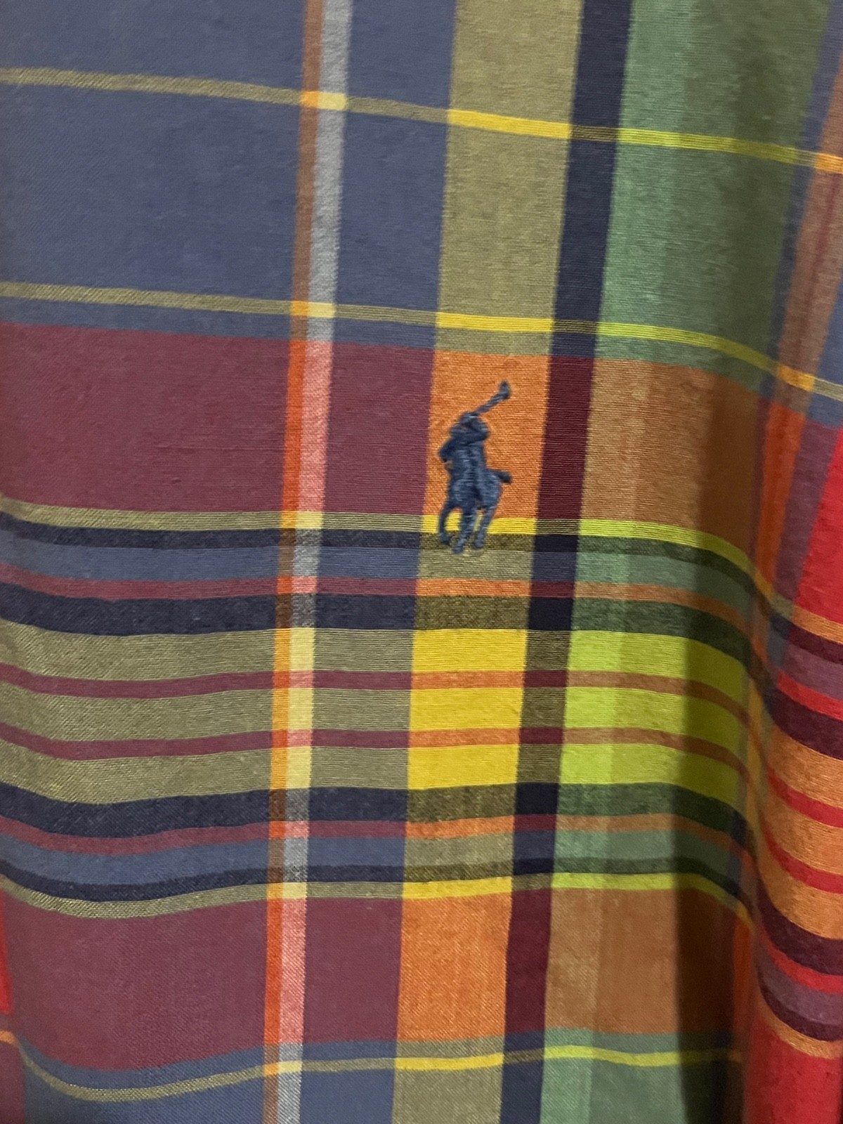 🔥Polo Ralph Lauren Rare!! short sleeve button-down xxL