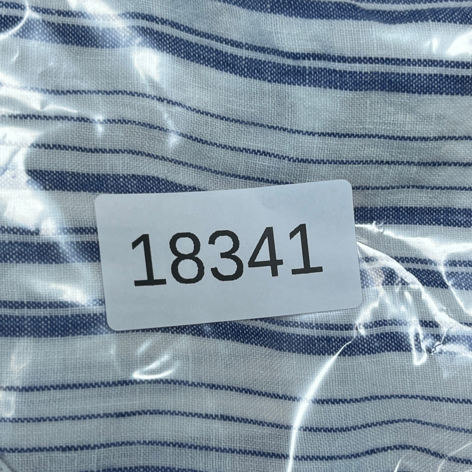 Polo Ralph Lauren Shirt Mens L White Blue Linen Striped Coastal Popover Utility
