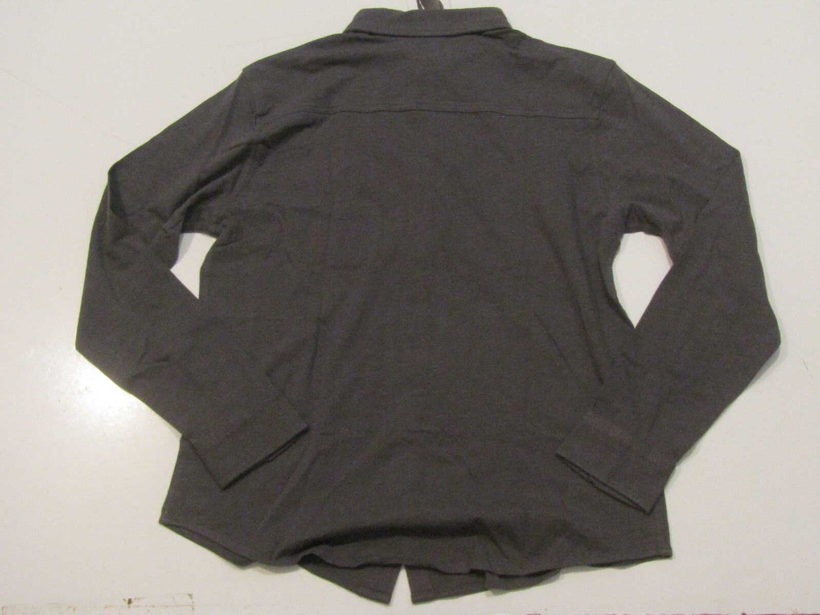 32 DEGREES Gray Knit Shirt NWT Mens Button Up L/S Sz Large L