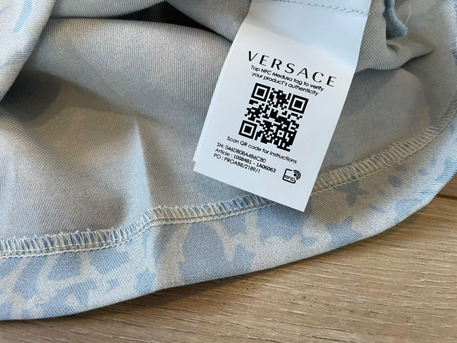 Versace Men’s Shirt, Size Medium