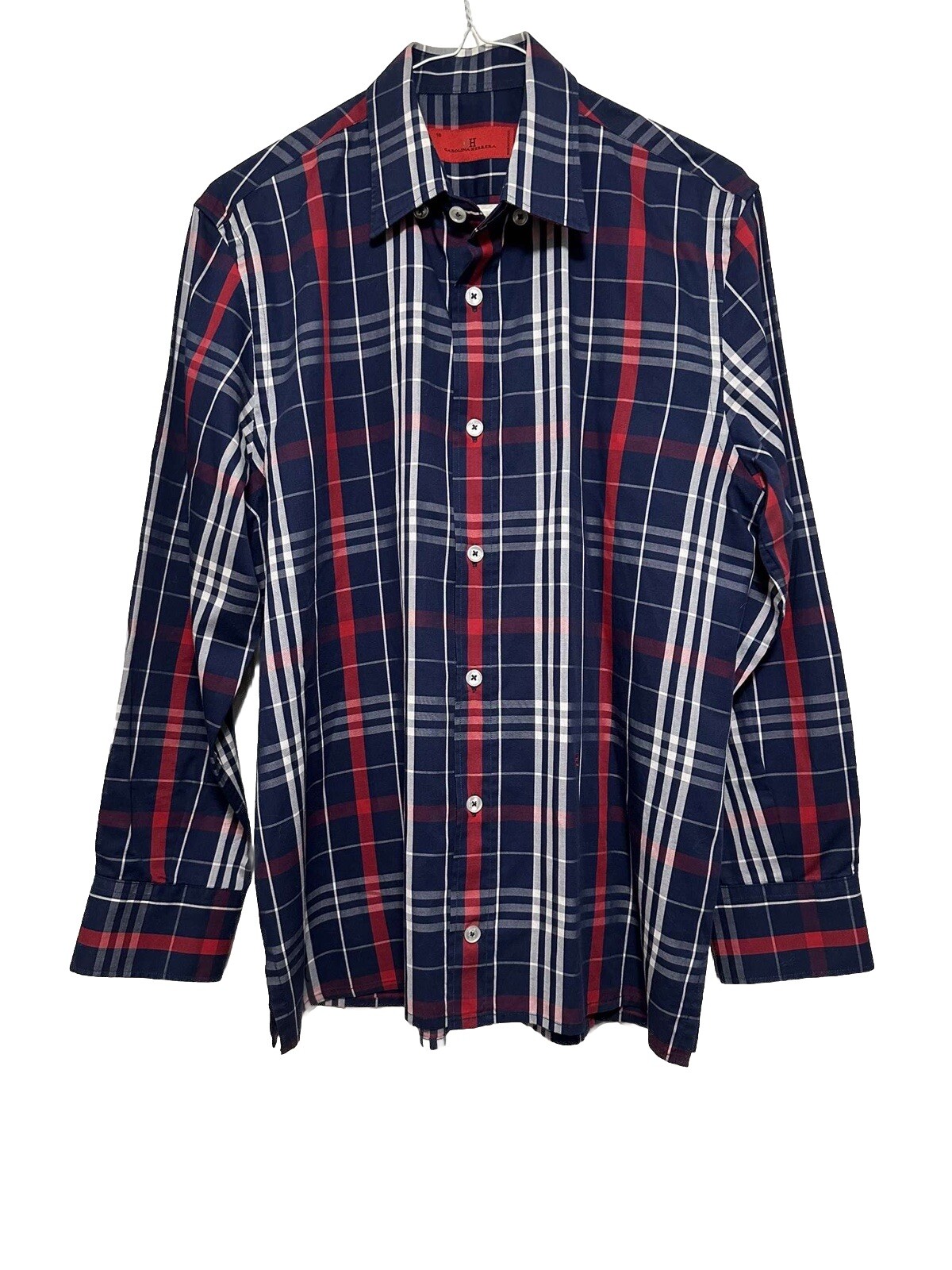 CAROLINA HERRERA PLAID MEN SHIRT