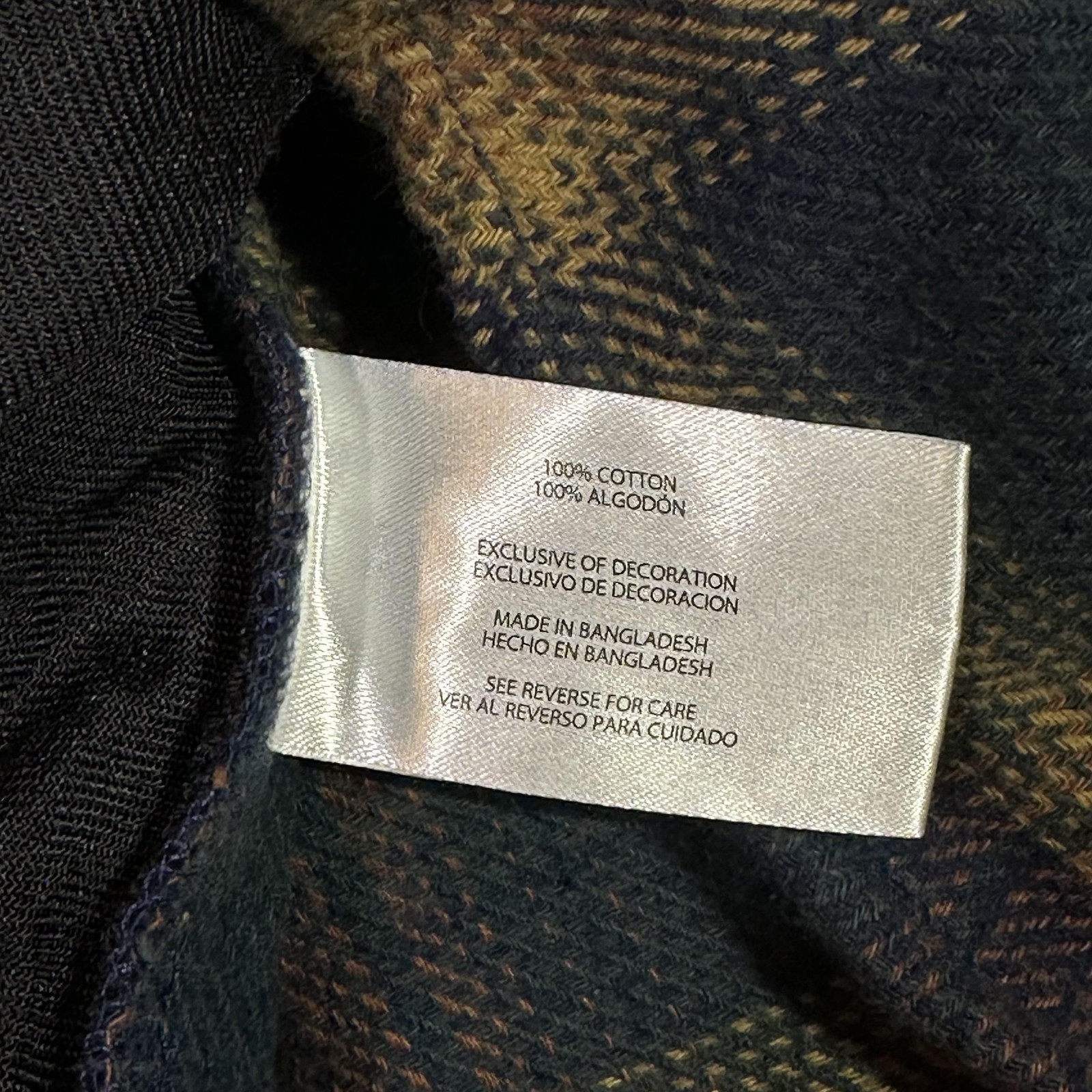 Orvis Shirt Mens Medium Blue Plaid Flannel Button Front Pockets Casual