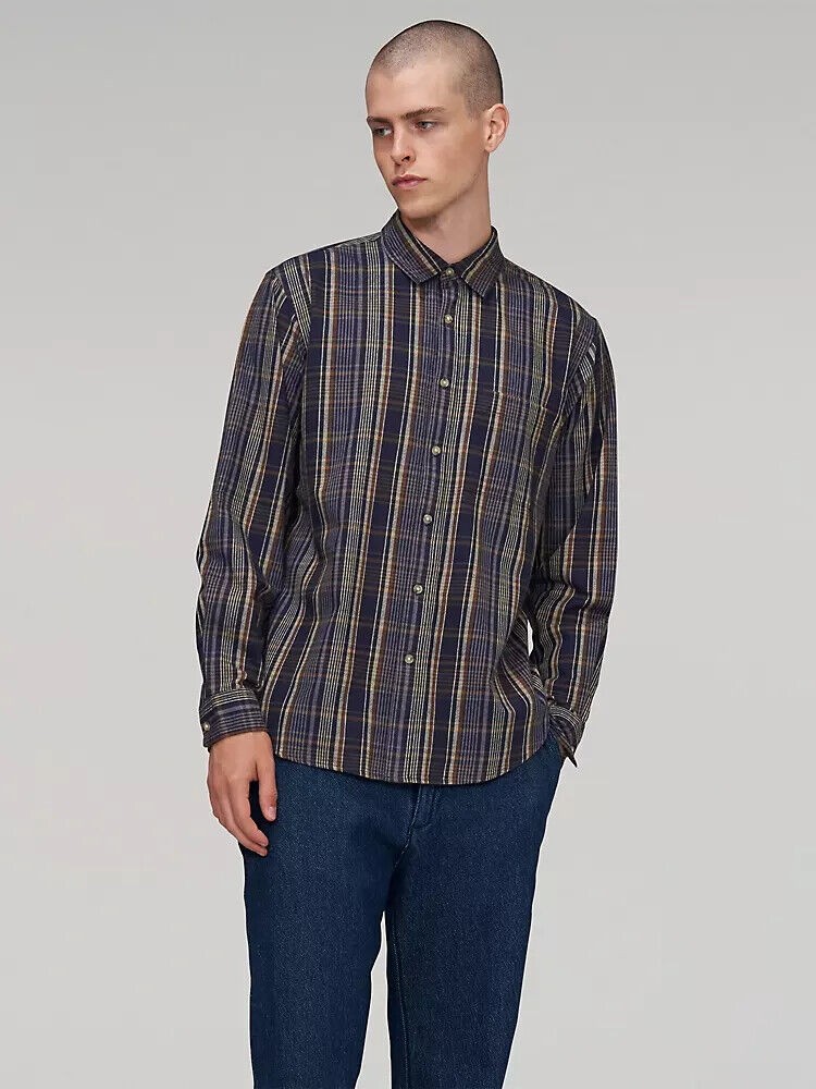 Levi’s Men’s Premium Made & Crafted New Standard Shirt in Deanli-Small