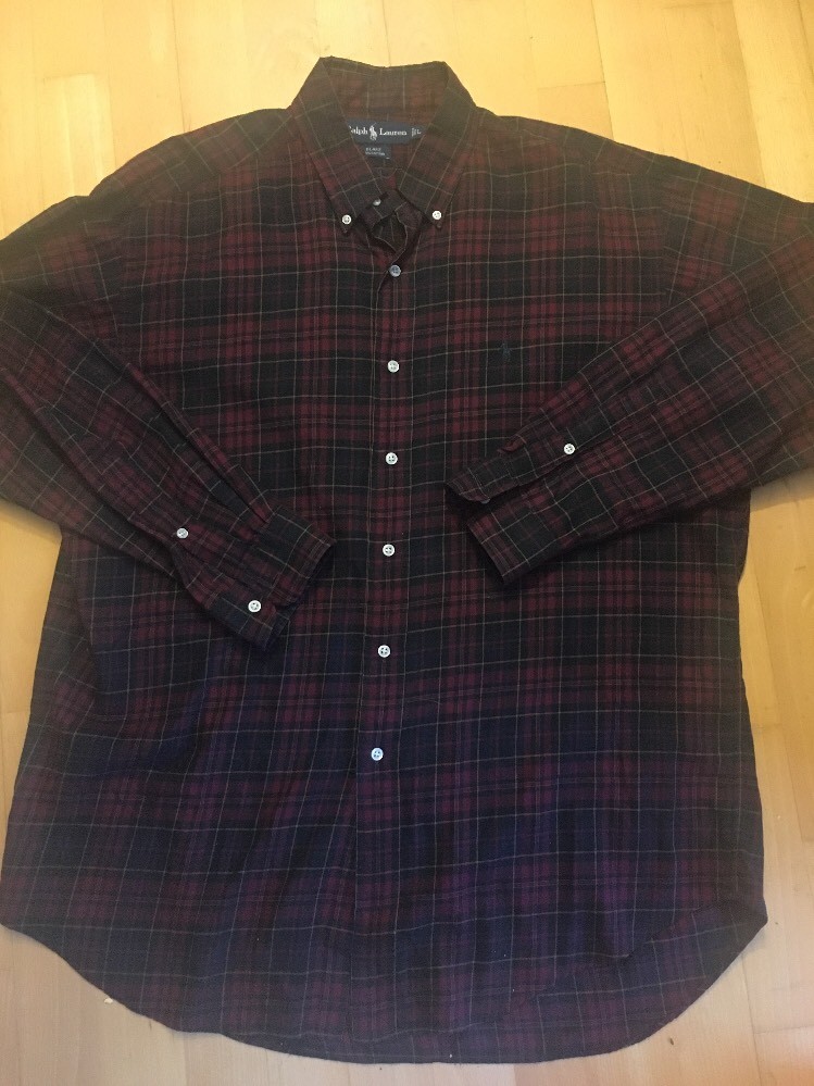 Ralph Lauren 100% Cotton Soft Blake Woven Large Made In India