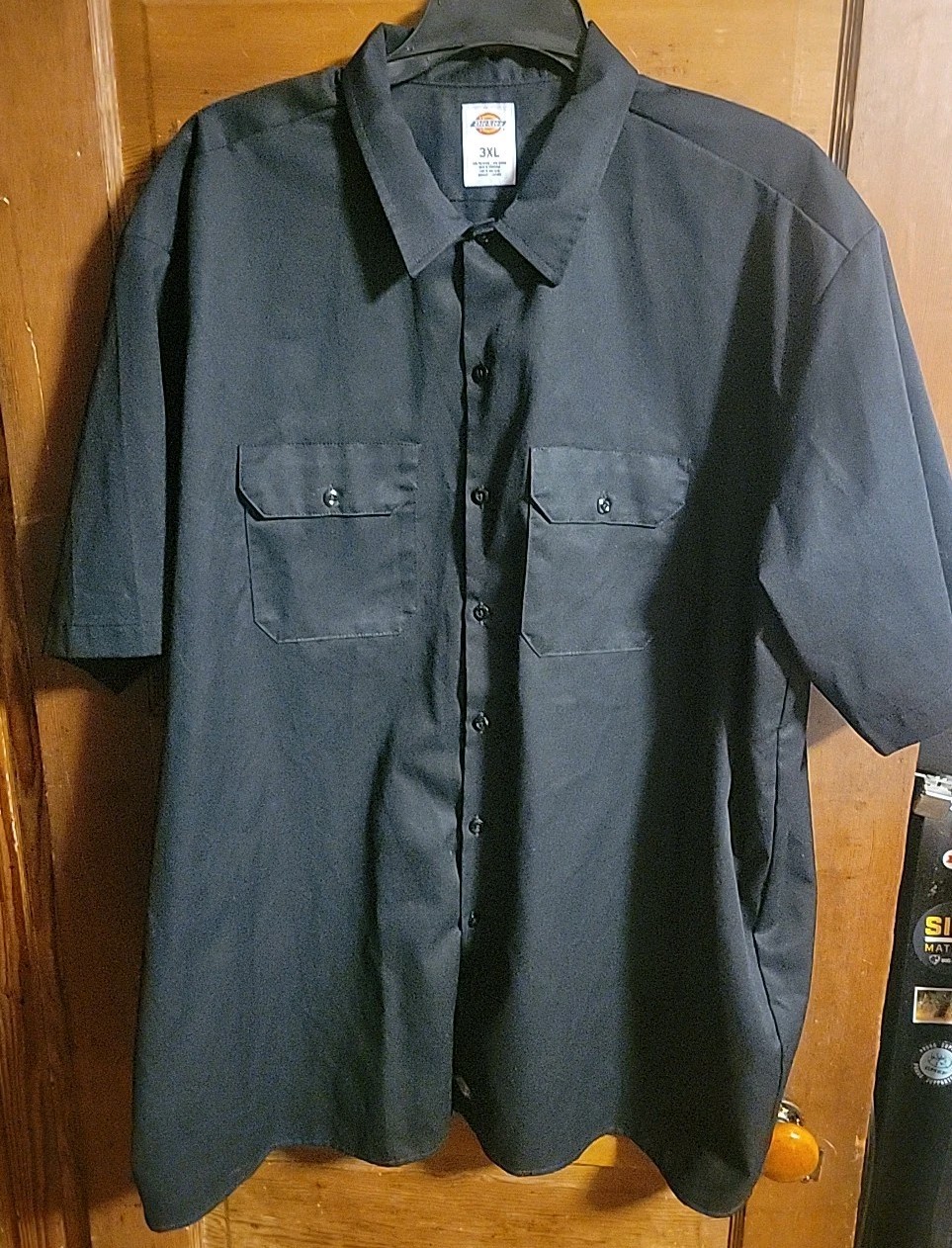 Dickies 3XL Men’s Shirt Short Sleeve Button Up