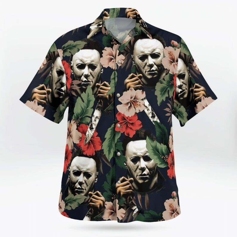 Hellraiser Film Series Halloween Casual Beach Hawaiian Shirt