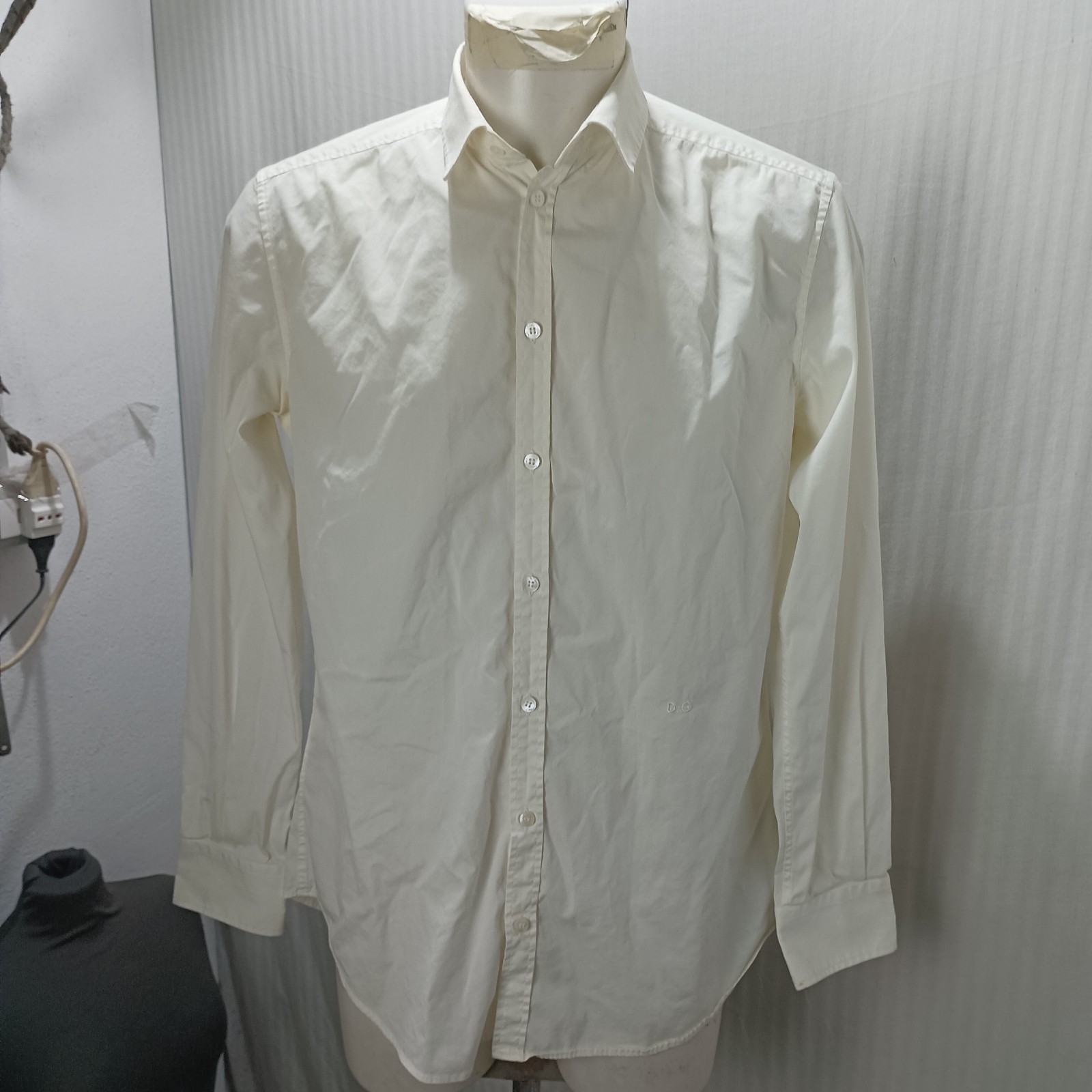 Item e68-36 Mens White Seagull Shower Shirt 100% Cotton Size & A 42