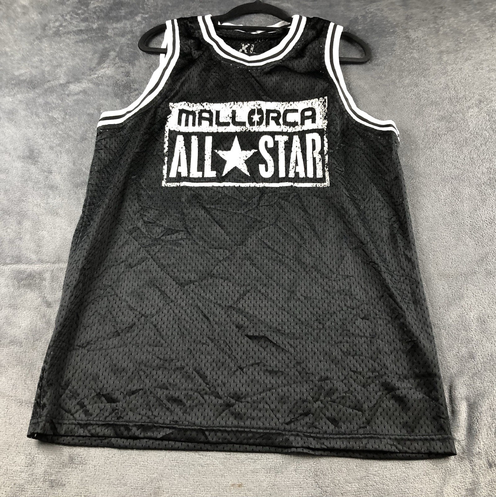 Mallorca All Star Basketball Vest Size Medium Black