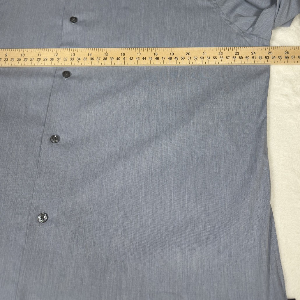 7 Diamonds Men’s Long Sleeve Button Down Shirt XXL / 2XL Gray Stretch Casual