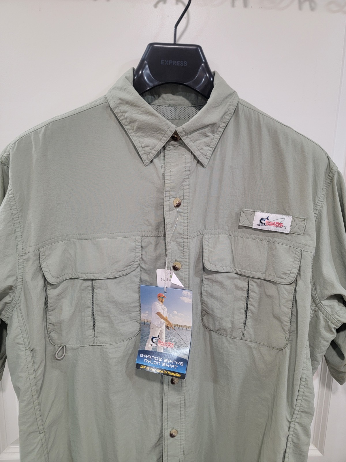 NWT World Wide Sportsman Grande Banks Fishing Shirt Mens M UPF 35 Nylon…