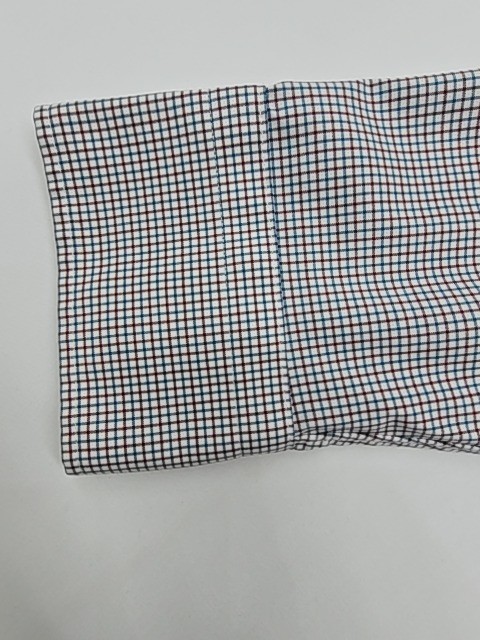 J.Crew Mens Blue Gingham Button Up Shirt Size 15 1/2 Classic Ludlow