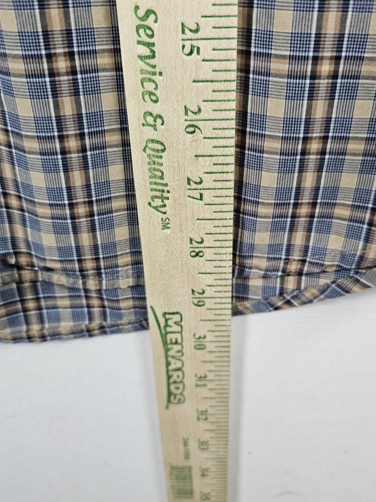 Lyle And Scott Scotland Plaid Button Combed Cotton Down Shirt Mens XL