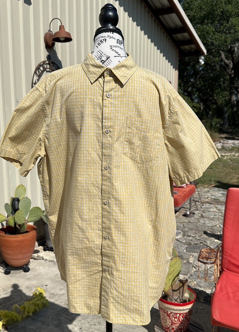 The North Face Men’s Collared Short Sleeve Shirt XL/TG Plaid
