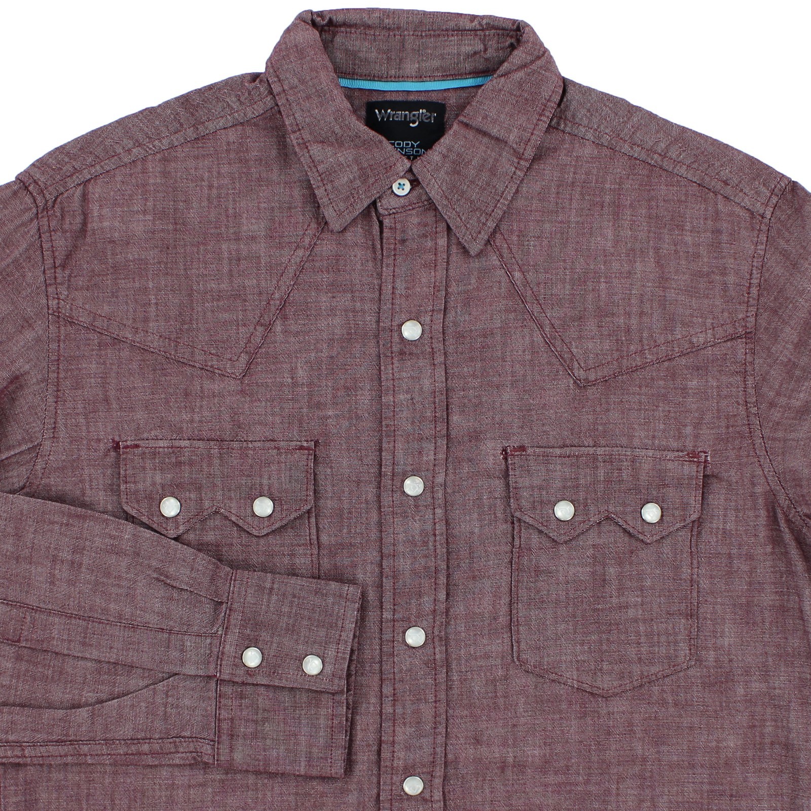 Wrangler Cody Johnson Western Shirt, Long Sleeve Snap Button Up Shirt