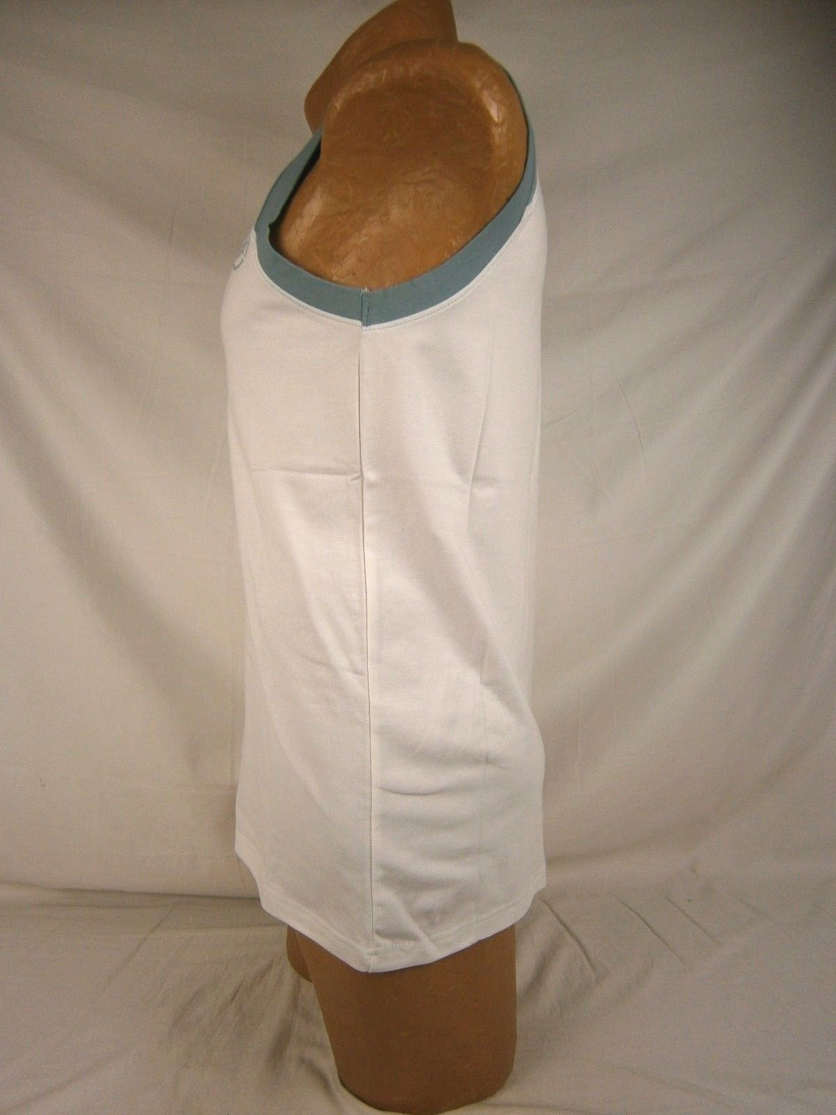 Body Tech Men’s Raglan Sleeveless Tee Small White NWT 455E RX350