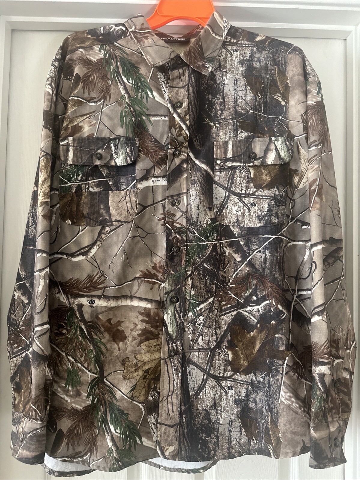 Vintage! Men’s Long Sleeve Ripstop Shirt Realtree AP Vented Back Size 3XL