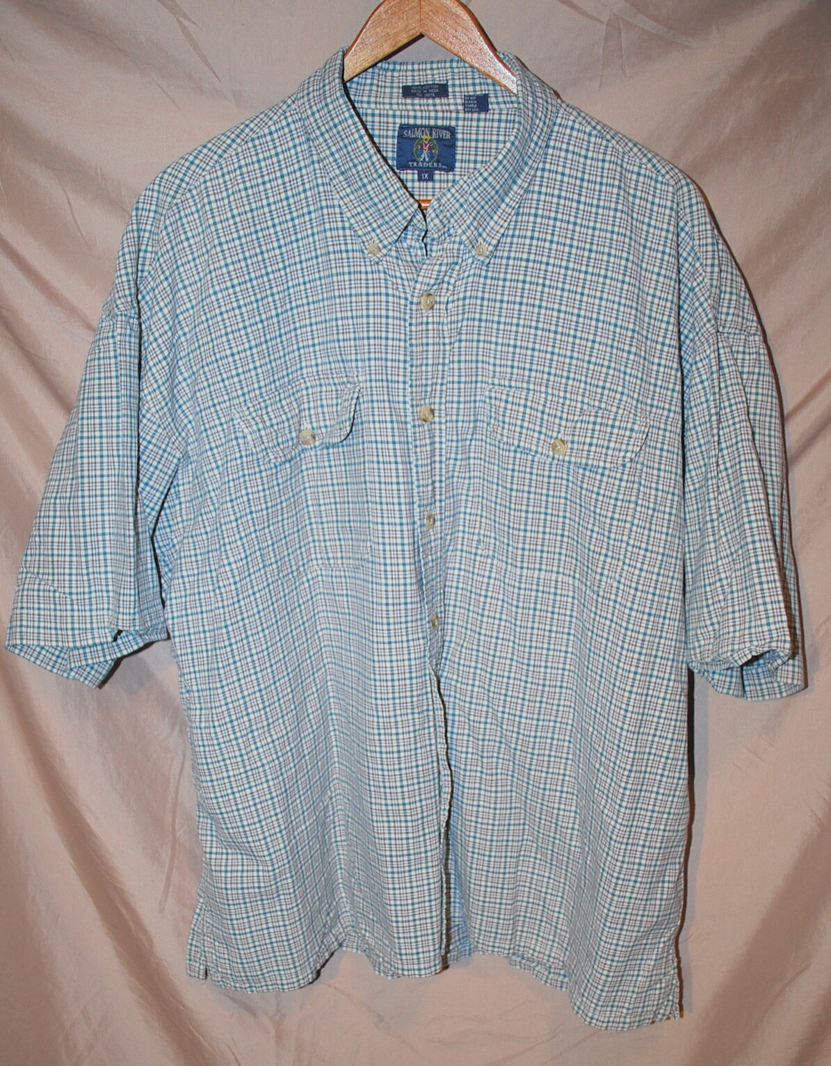 SALMON RIVER TRADERS – MEN’S SHORT SLEEVE XL Outdoor Spring Summer Fall Shirt
