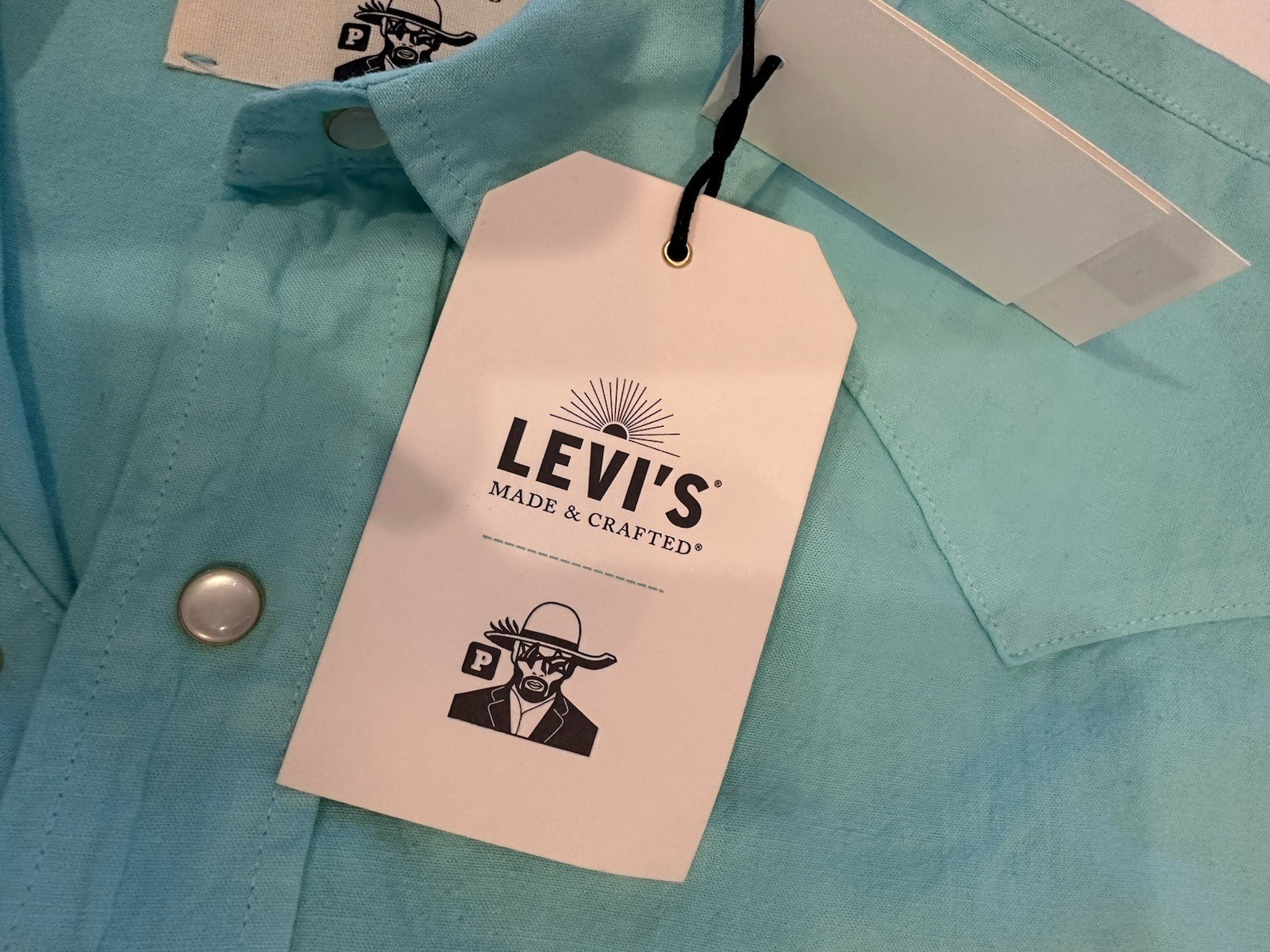 levis made crafted collab Poggy size M shirt made in japan western collectors