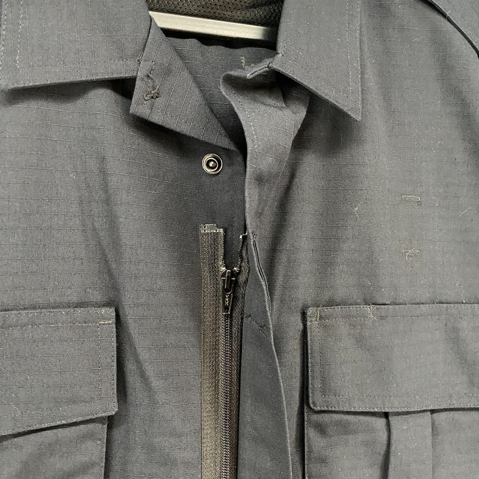 Blauer Shirt Mens XL Tall Dark Navy Full Zip BDU TACTICAL Workwear Uniform 8730