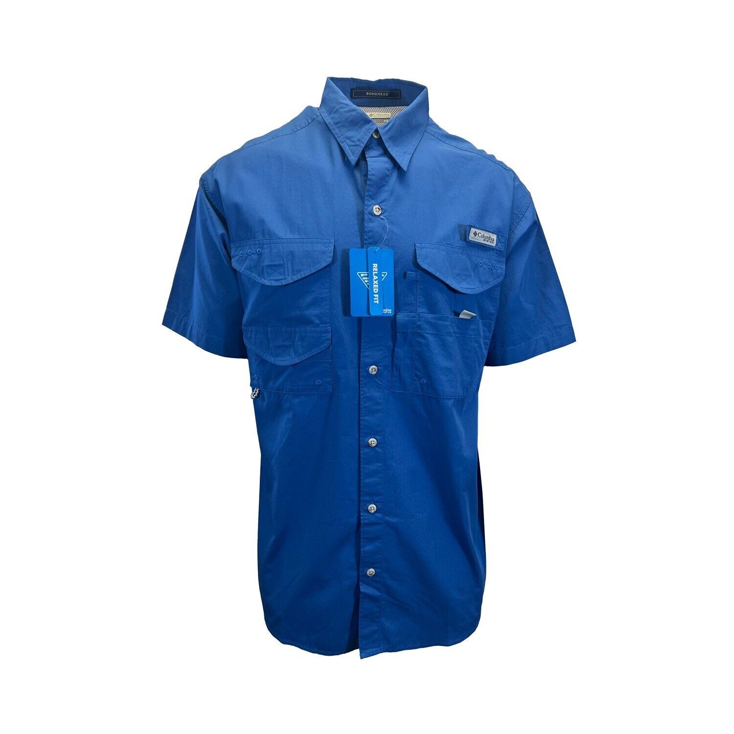 Columbia Men’s Woven Shirt PFG Bonehead Short Sleeve Fishing Shirt