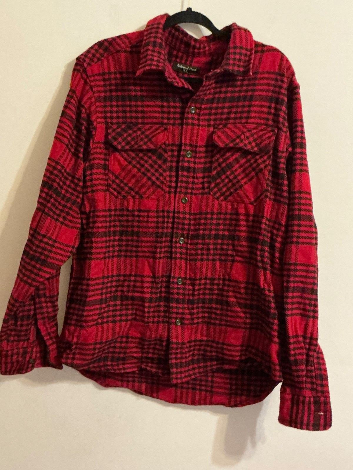 Redwood Creek Mens Flannel Plaid Shirt- Size Mens XL