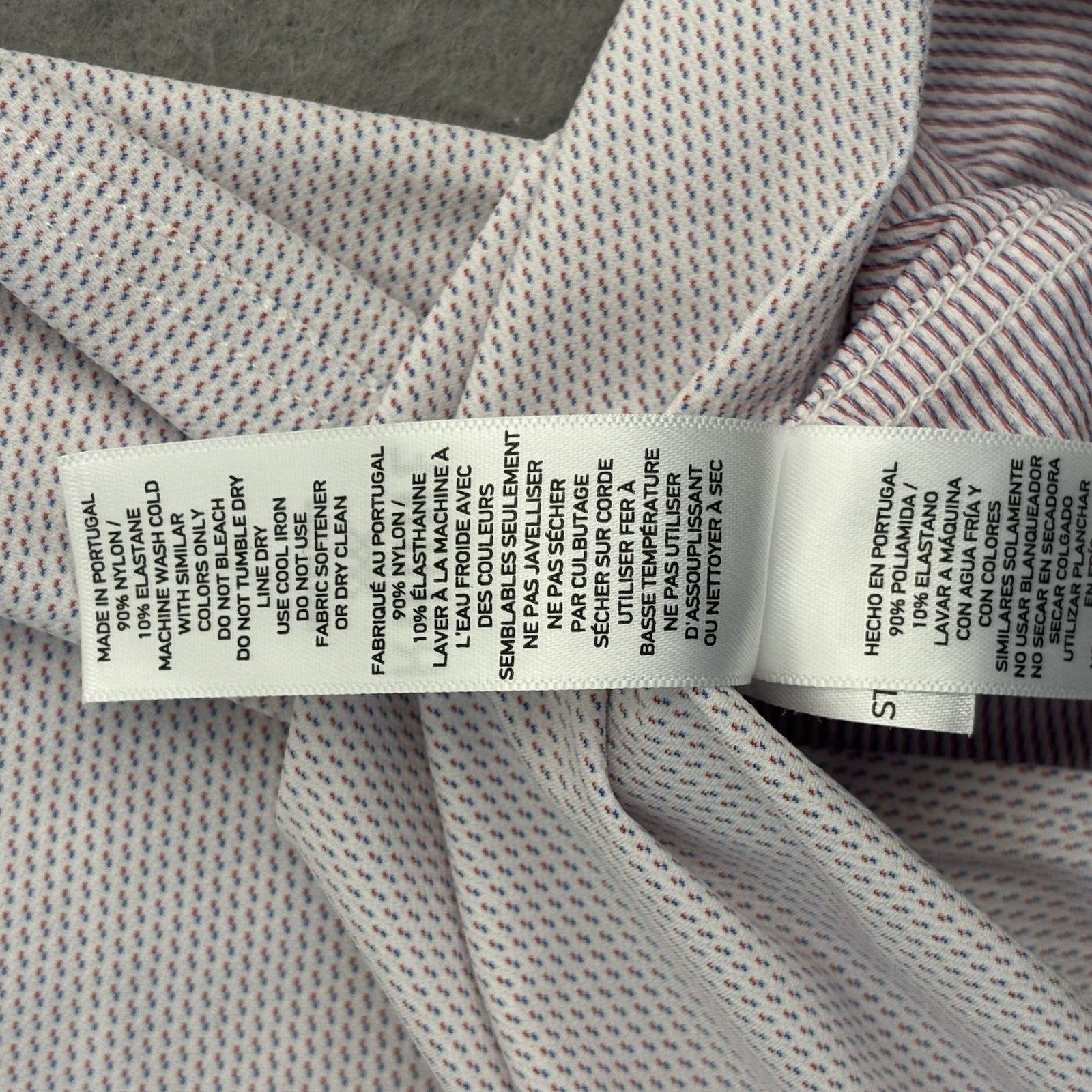 Rhone Commuter Shirt Mens Large Pattern Button Up Stretch Long Sleeve Office