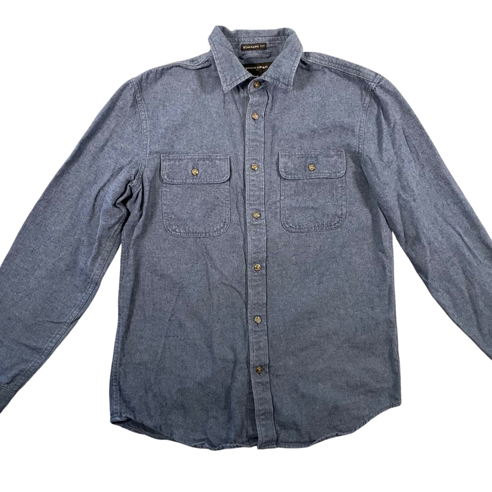 Banana Republic Redwood Button Down Shirt Standard Fit Blue Men’s Small Casual