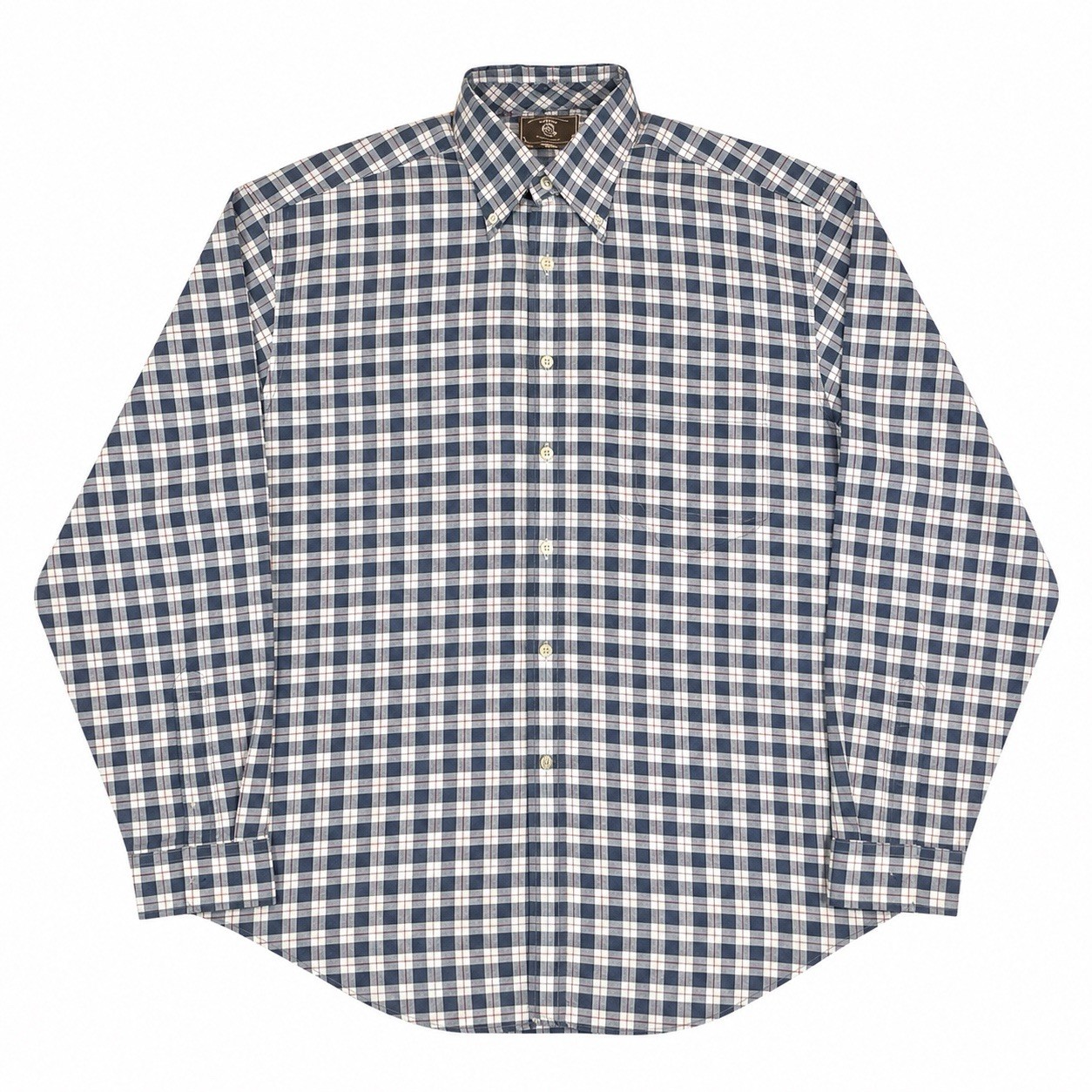 Maker & Company MMX Men’s XL Plaid Shirt 100% Cotton Long Sleeve Button Up