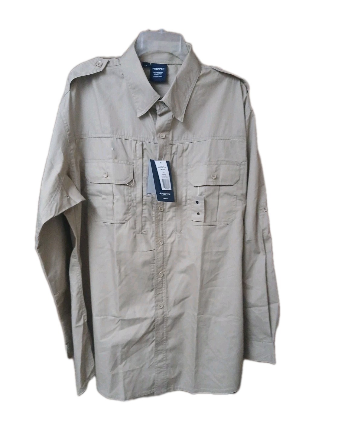 Propper Teflon Tactical Shirt LongSleeve Military Work Uniform Zipper-L/L