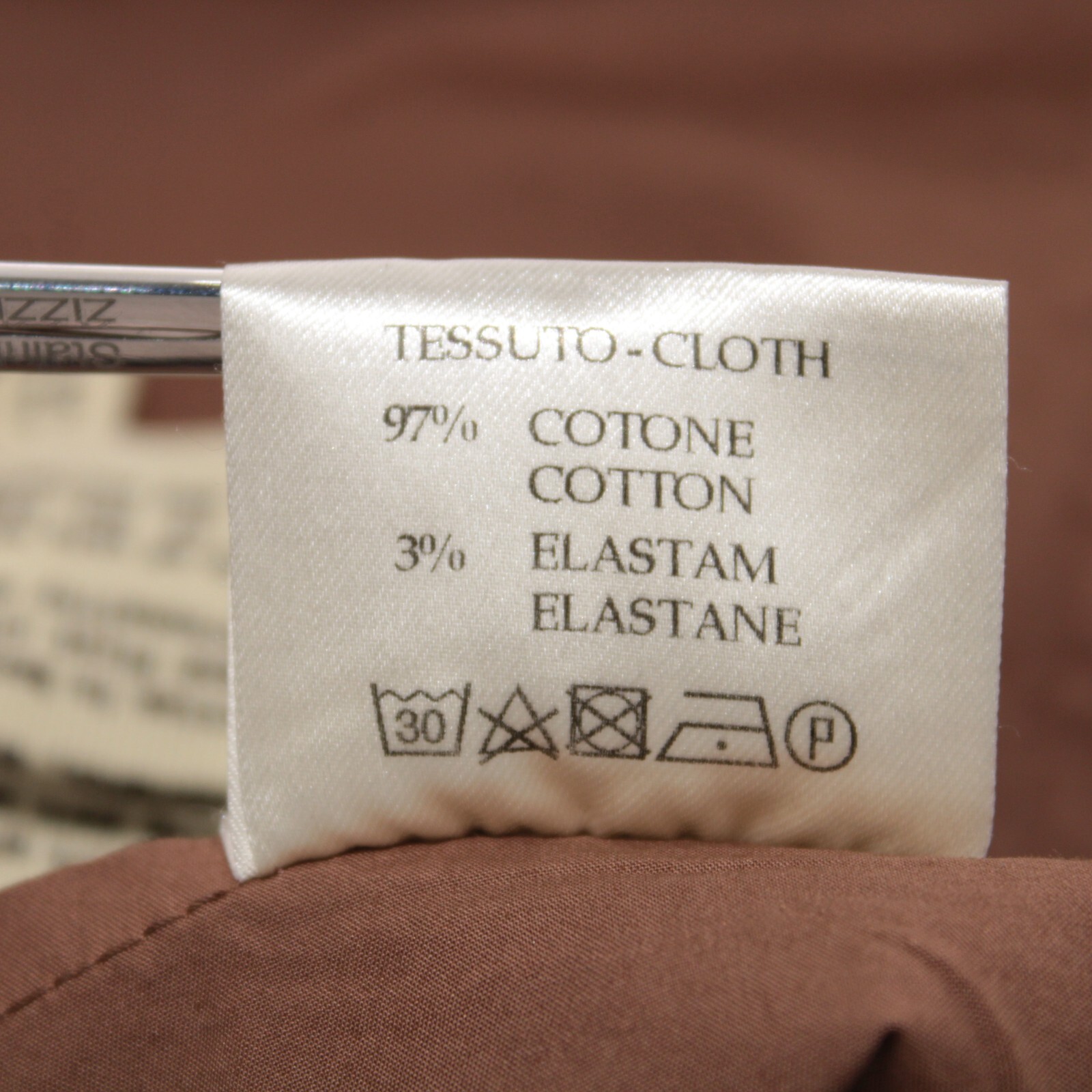 Maurizio Baldassari NWT Overshirt Size 52 US Large in Solid Brown Cotton Blend