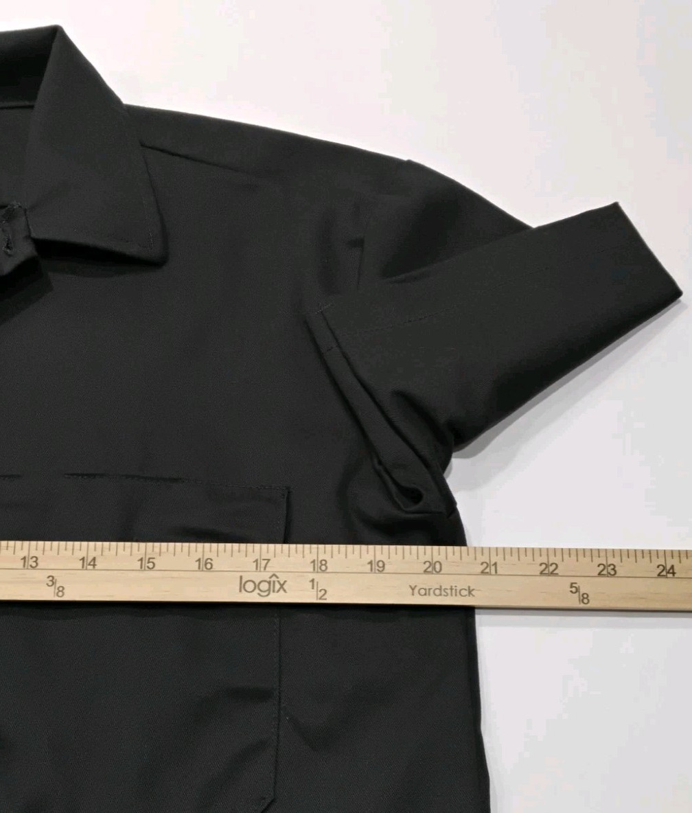 Dickies 1574 Men’s Short Sleeve Work Shirt Mechanics Black Small