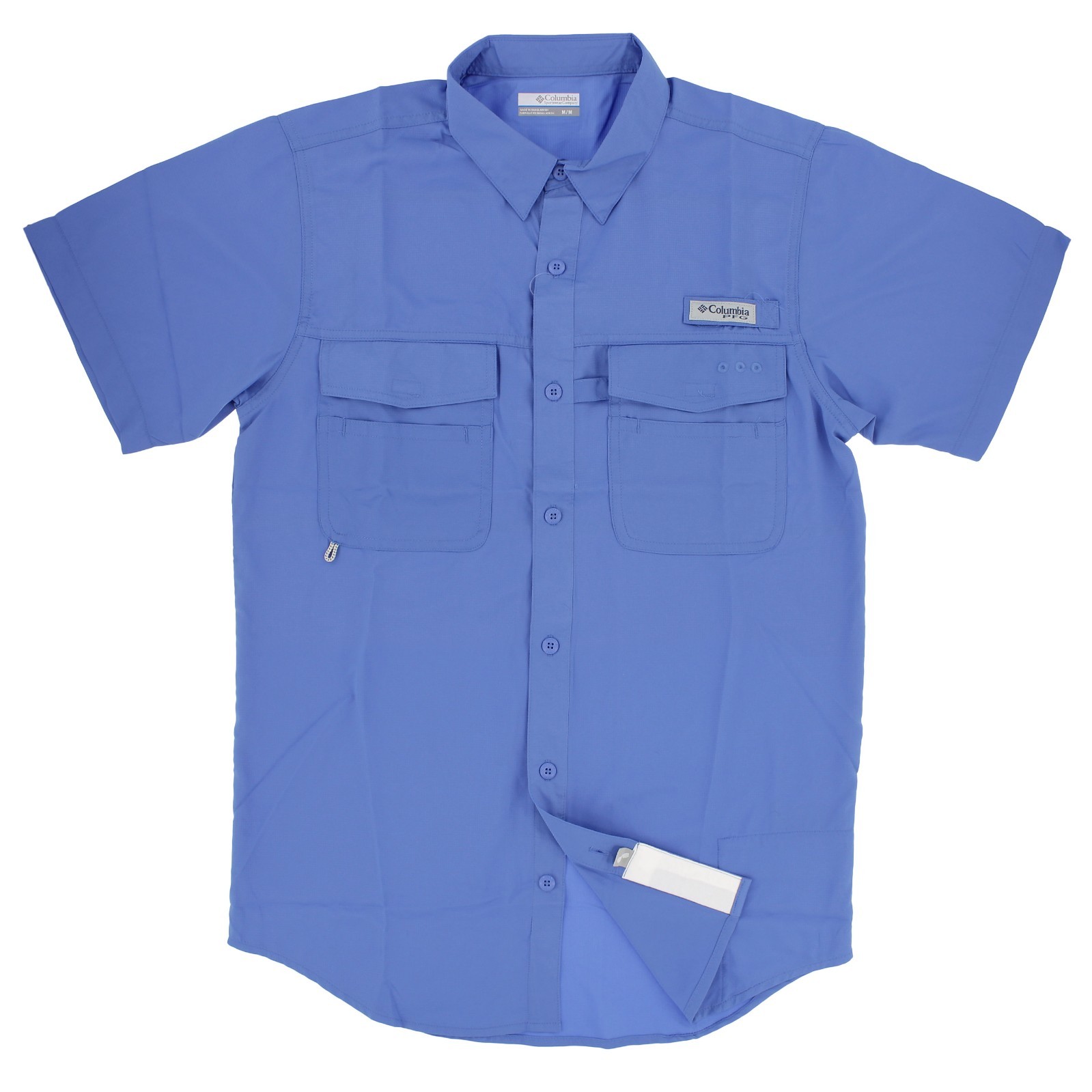 Men’s Columbia PFG Blood and Guts IV Short Sleeve Fishing Shirt, Omi-Shade UPF