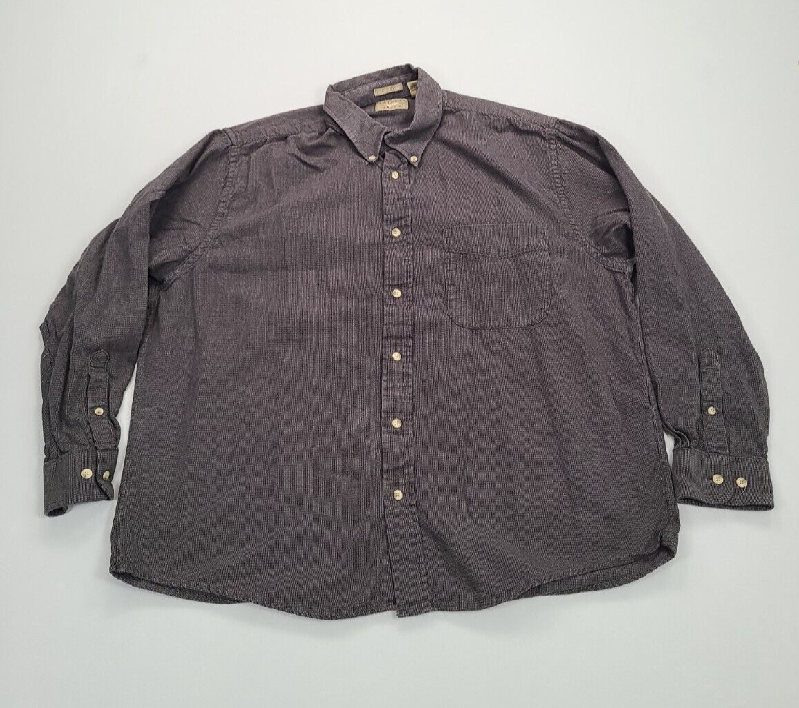 Natural Issue Shirt Mens Extra Large Gray Button Up Casual Comfort