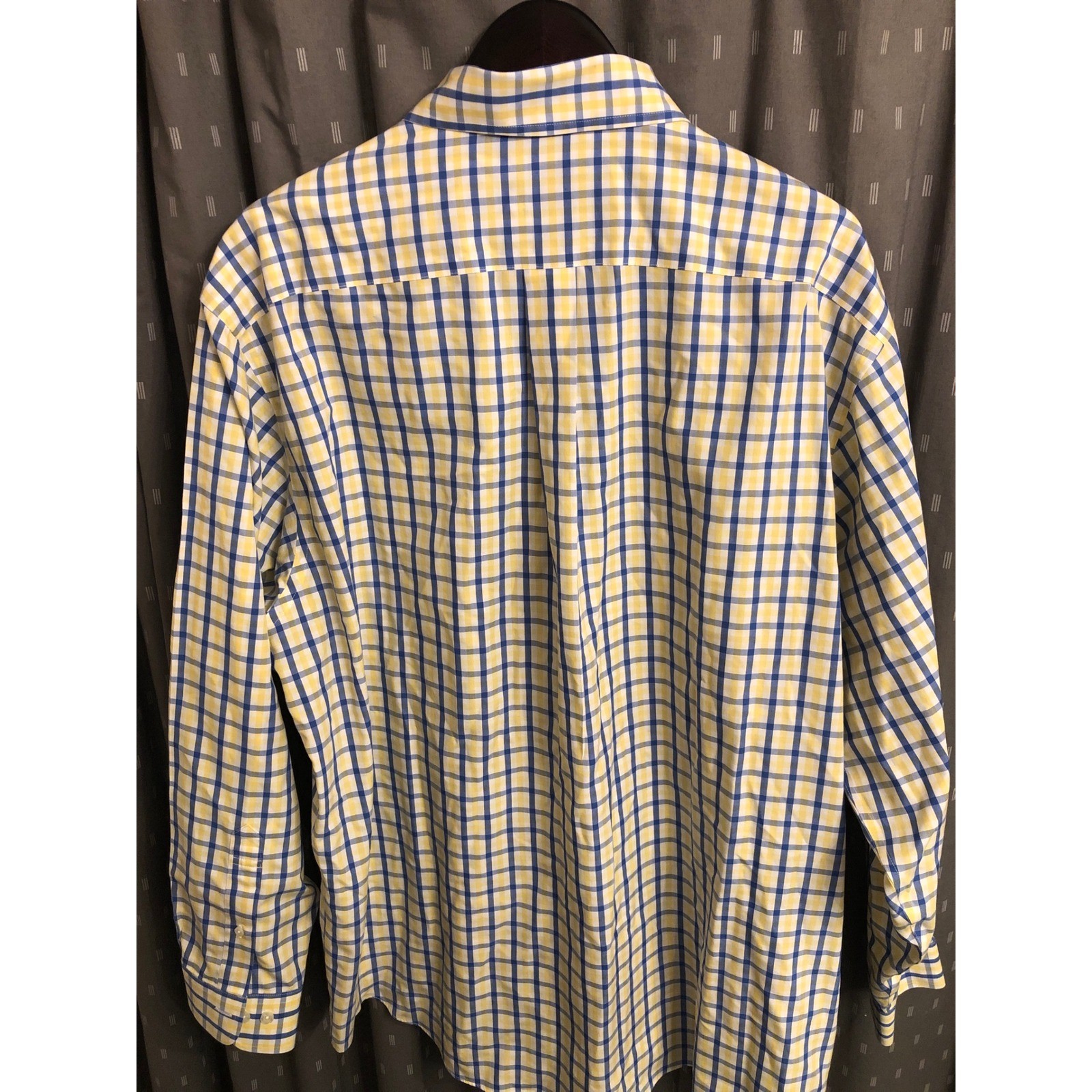 Brooks Brothers Mens XL Traditional Fit Non-Iron Cotton Check Button Down Shirt