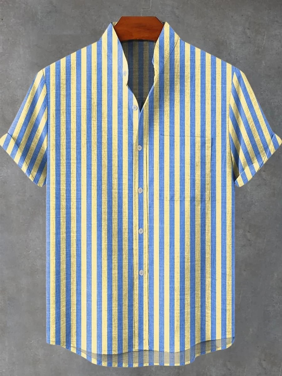 New Summer Striped Casual Shirt