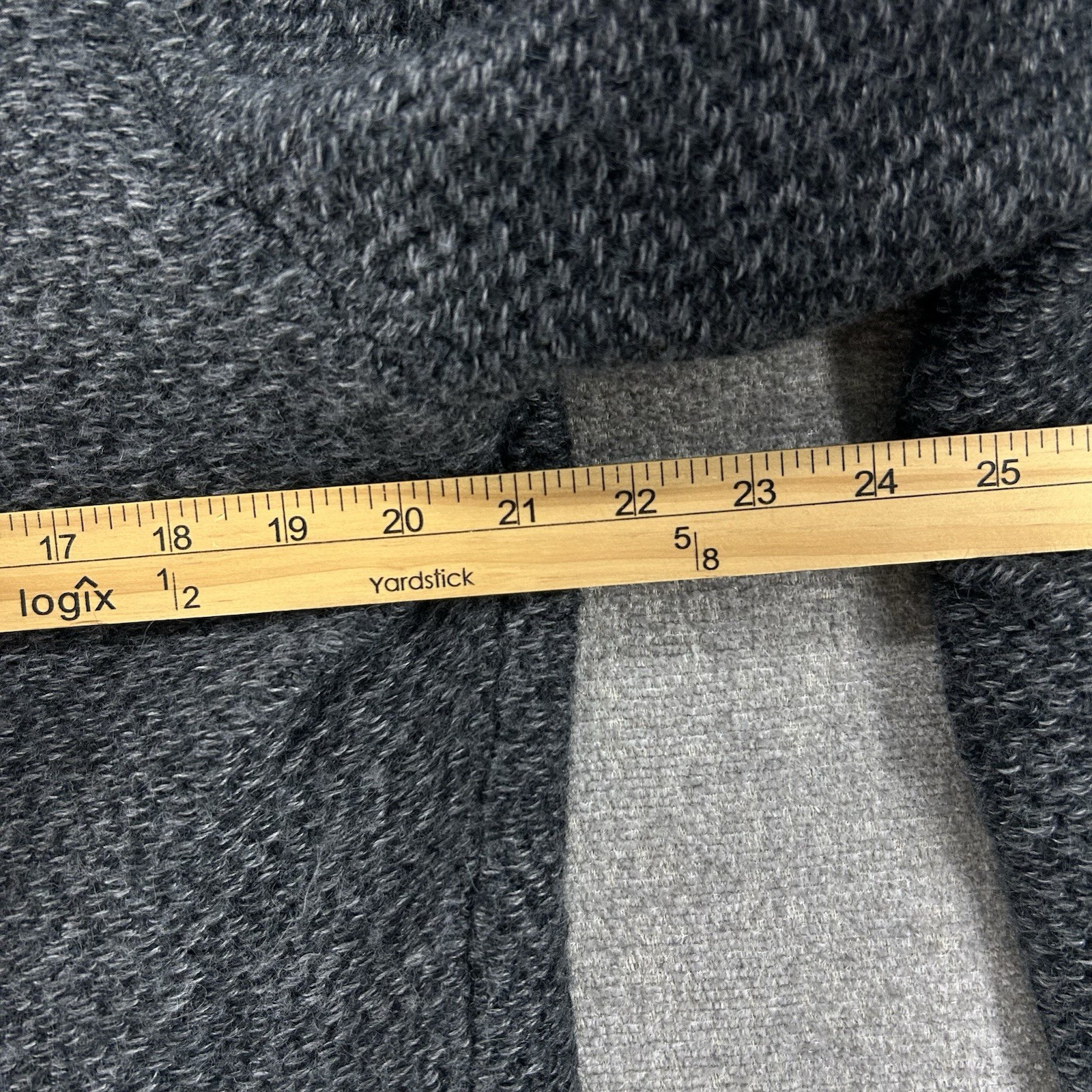 Billy Reid Cadigan Men Size Medium Gray Heavyweight Knit Winter Button Alpaca