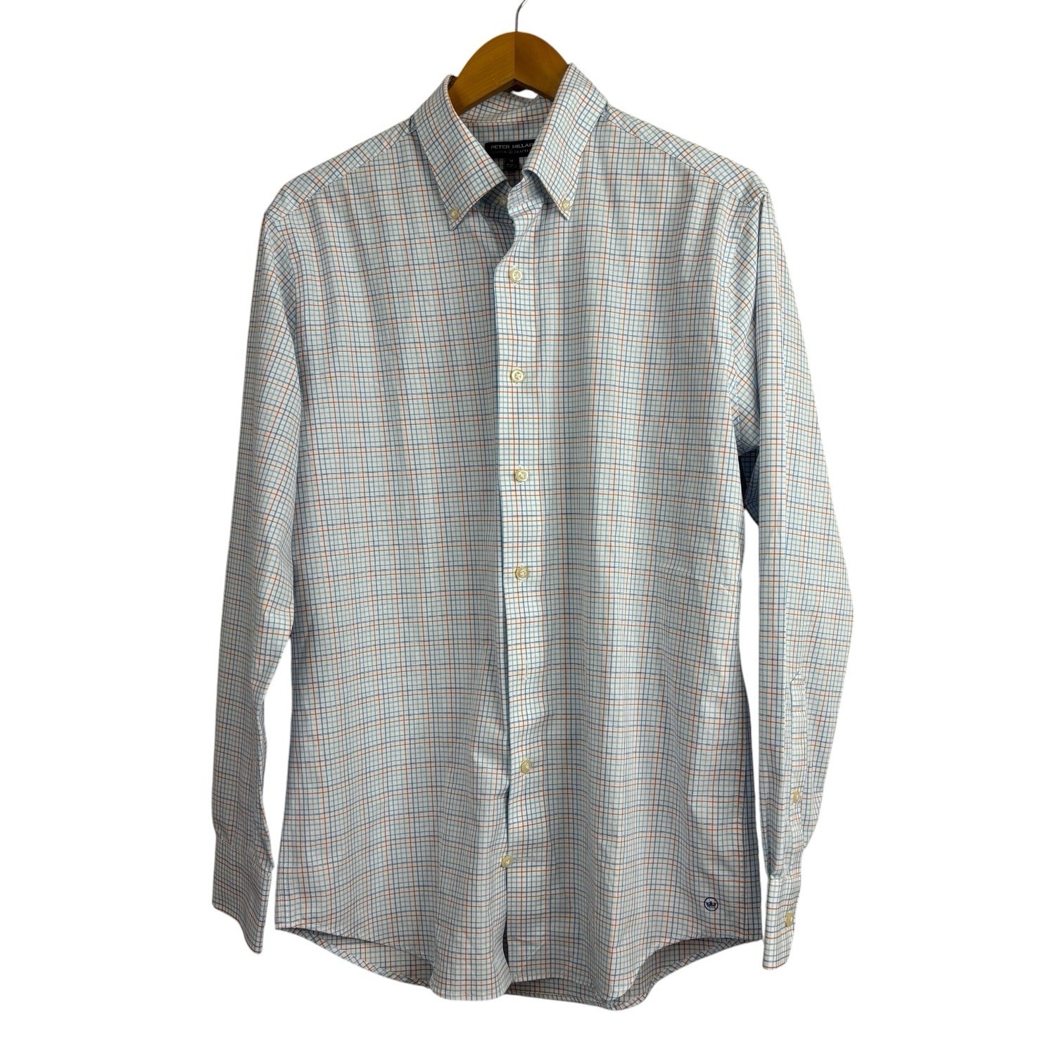 Peter Millar Crown Crafted Men’s Braxton Performance Poplin Sport Shirt men’s M