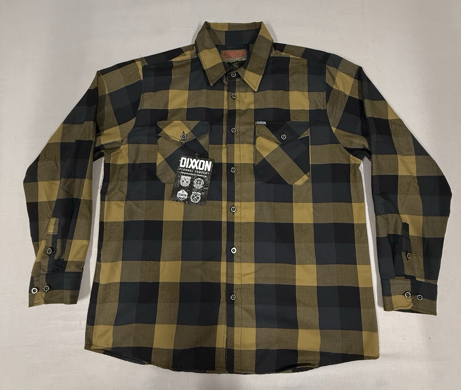 DIXXON Flannel Shirt Men’s XXL The Journey NWT Plaid Button Up 200