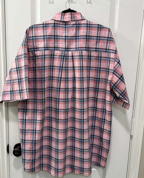 Wrangler George Strait Cowboy Cut Mens XL Multicolor Plaid Short Sleeve Shirt