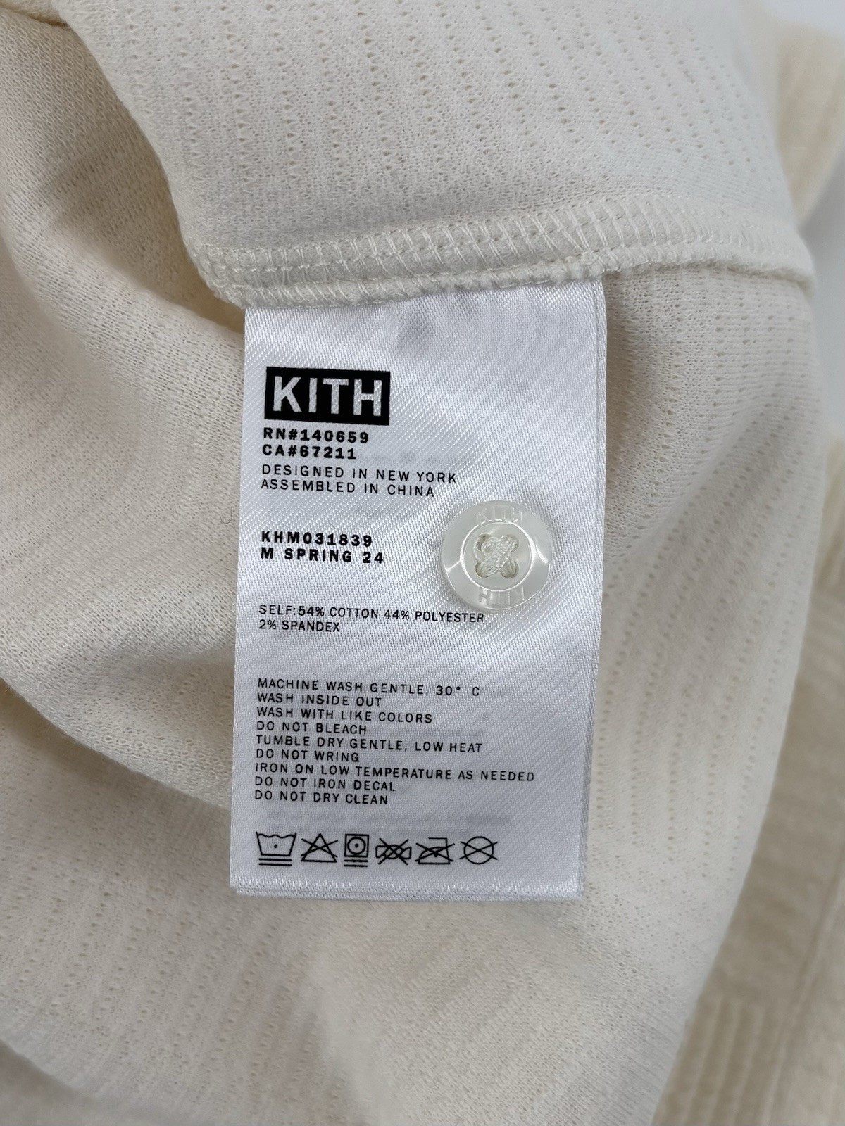 NWT Kith Geometric Knit Cohen Shirt In Skill Sz XL Spring ’24 $240