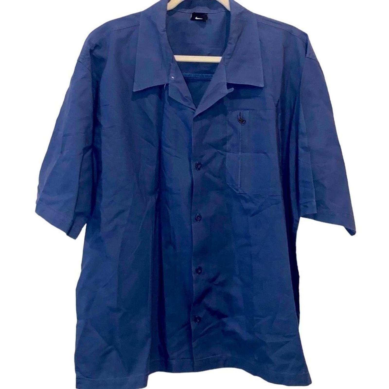 Nike ACG All Conditions Gear Button Up Blue Large Shirt​​​​​​​​​​​​​​​​​​​​​