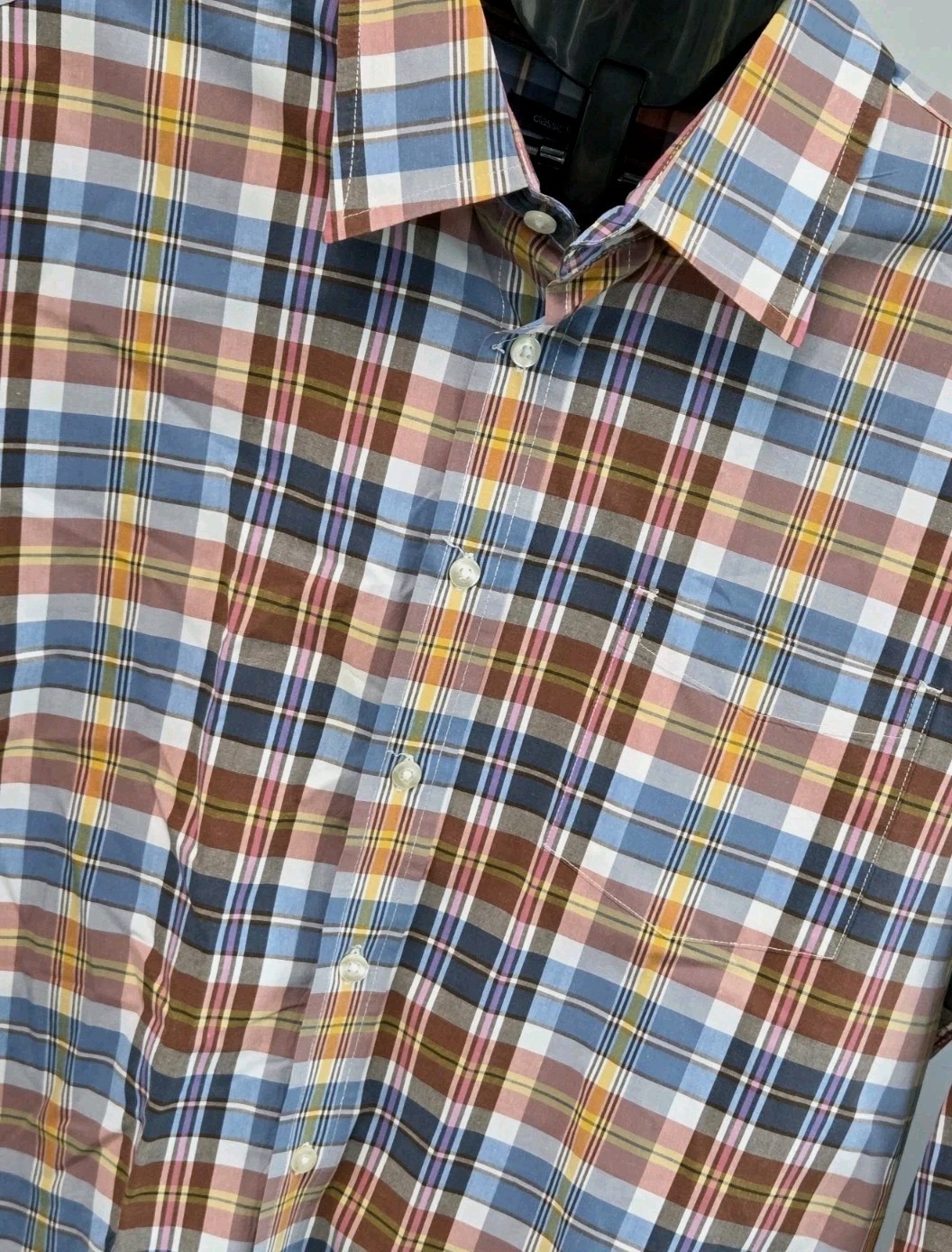 GAP Men’s Long Sleeve Button Up Single Chest Pocket Button Cuffs Fall Shirt XXL