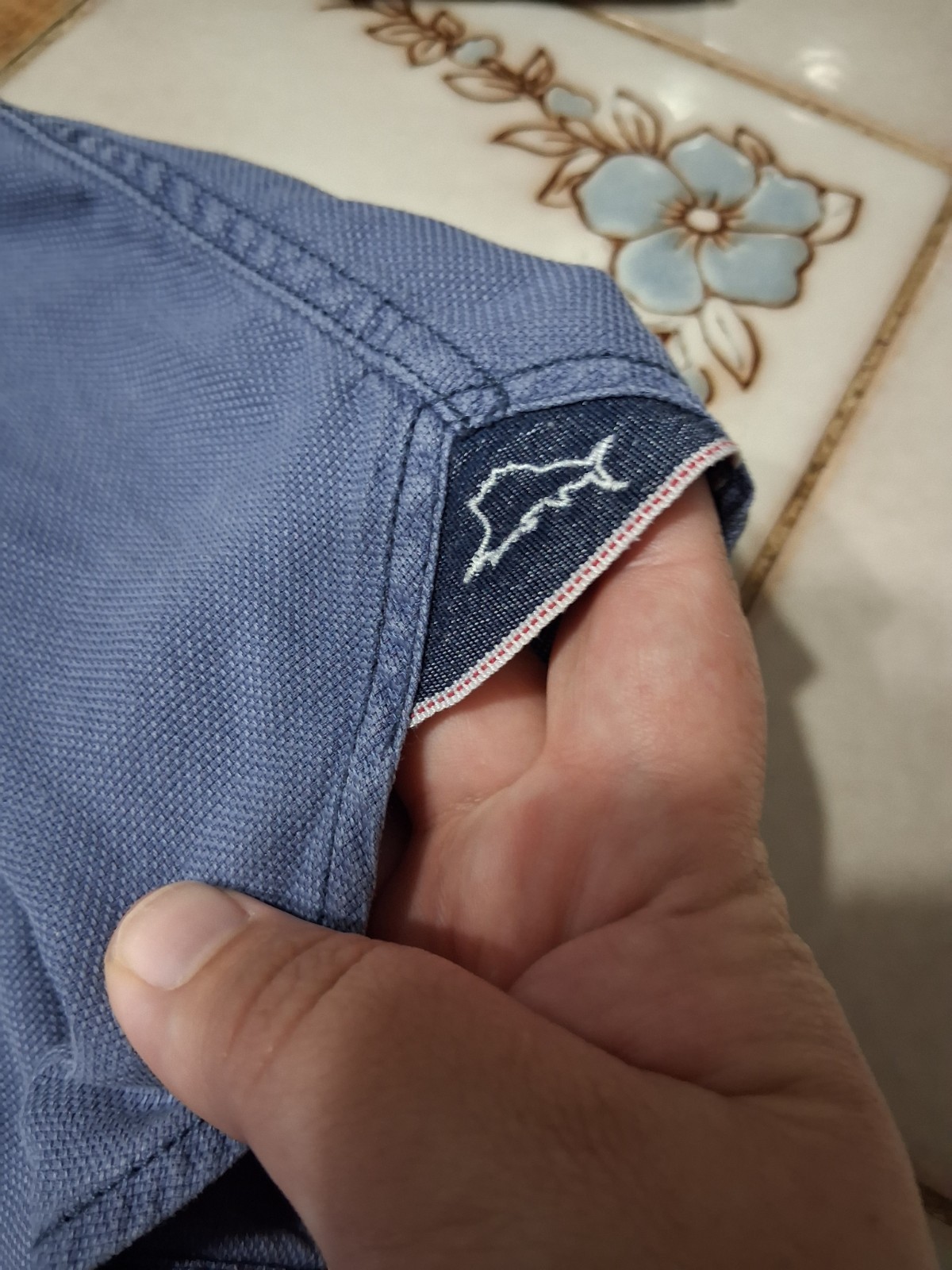 Tommy Bahama Island Modern Fit Men’s XLTG Blue Long Sleeve Button-Up Shirt