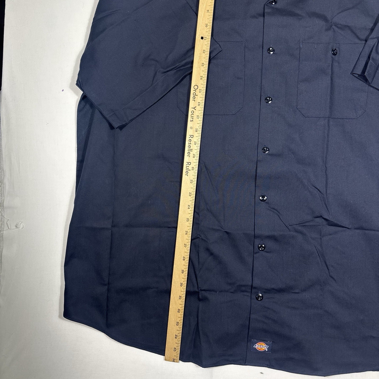 Dickies Work Shirt Men’s 5XL Short Sleeve Casual Original Fit Button Up 1574 NEW
