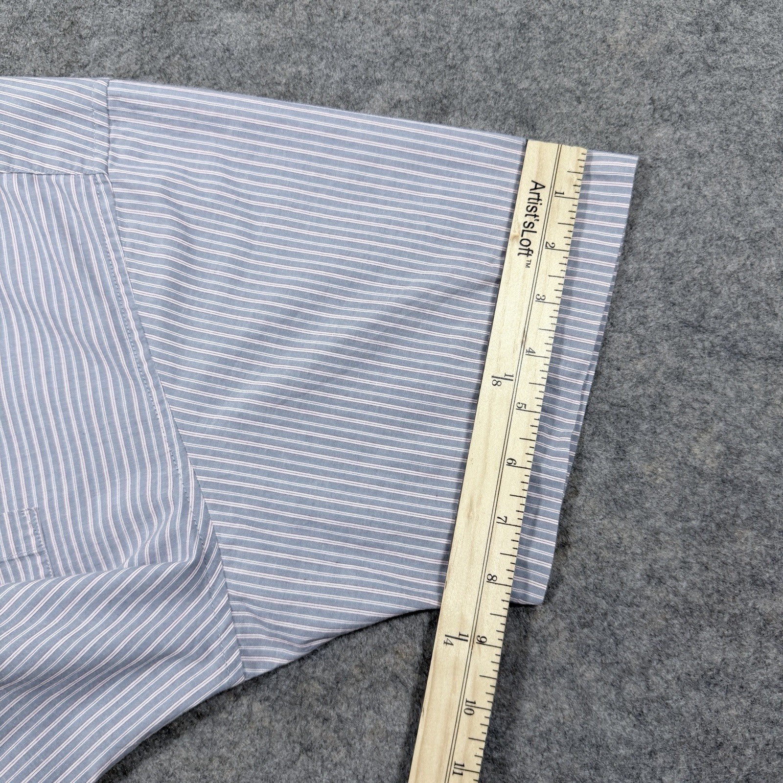 Quiksilver Regular Fit Button-Up Shirt Fits Men’s US Size XL Multicolors Stripes