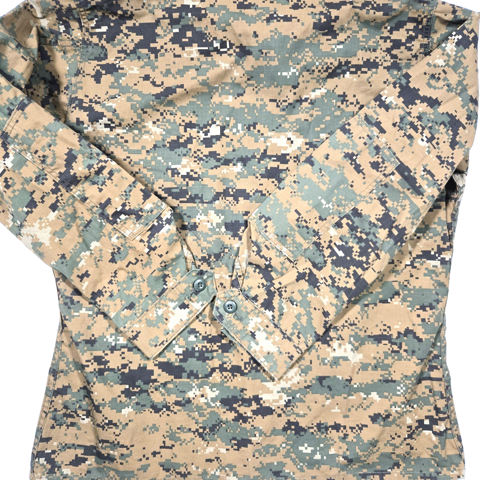 Propper Woodland USMC MARPAT Camouflage BDU Military Shirt Large Regular