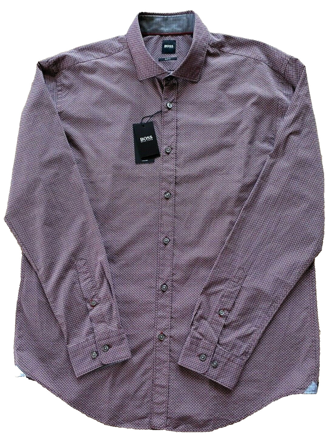 HugoBoss Black Label Ridley_53 Slim Fit Button Down Shirt, XXL